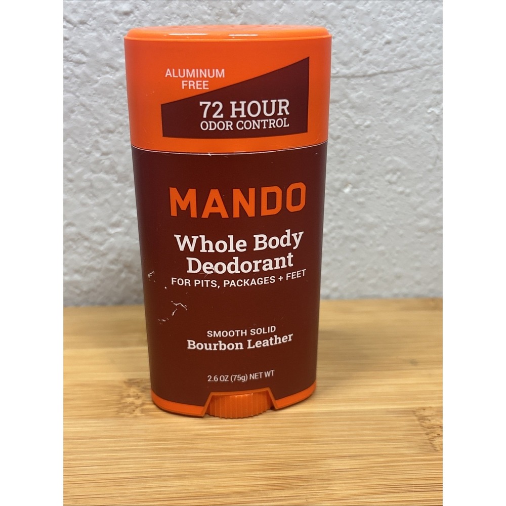 Mando Whole Body Deodorant Smooth Solid - Bourbon Leather